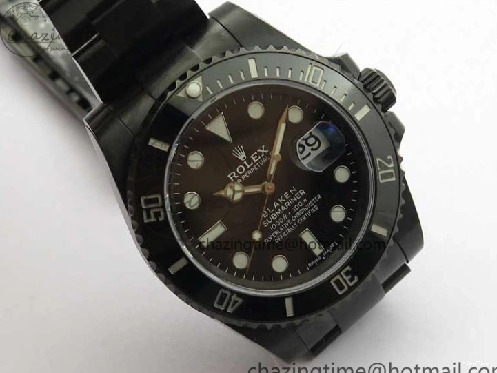MiroTime 0426 Submariner Blaken W Date 904L PVD V6F 1:1 Best Edition A WrinkleFree 2879